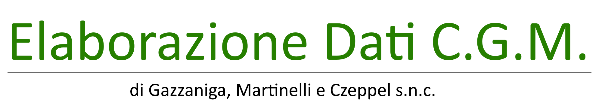 Elaborazione dati CGM